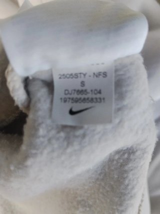 Felpa Nike oversize beige taglia unica