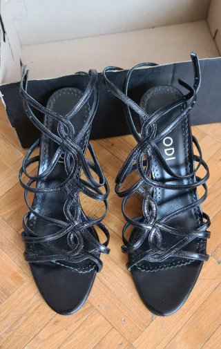 Sandalias LODI Piel Negras Talla 37