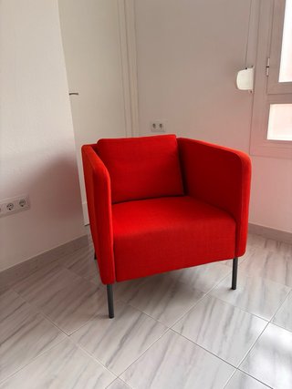 Sillón IKEA EKERÖ Skiftebo Rojo