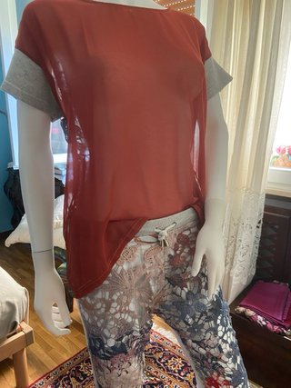 Completo estivo top e pantaloni in pizzo