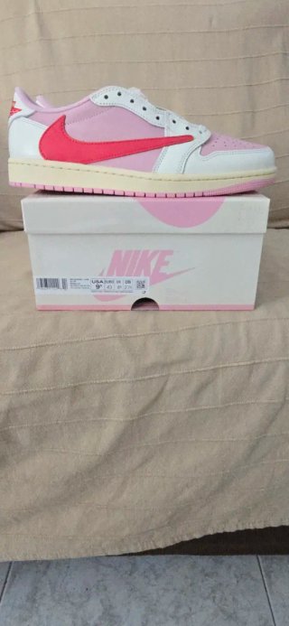 Jordan 1 Low Travis Scott Sail Tropical Pink