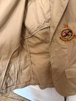 Blazer Ralph Lauren Beige con Escudo