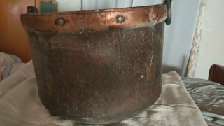 Olla Antigua de Cobre - Más de 100 Años