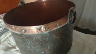 Olla Antigua de Cobre - Más de 100 Años