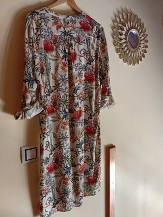 Camisa Zara floral multicolor