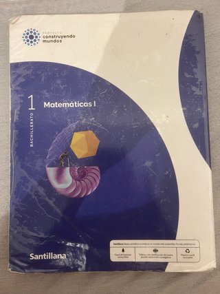 Matemáticas I 1 Bachillerato