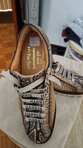 Zapatillas Harris Firenze Piel Serpiente