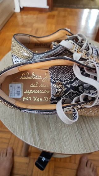 Zapatillas Harris Firenze Piel Serpiente