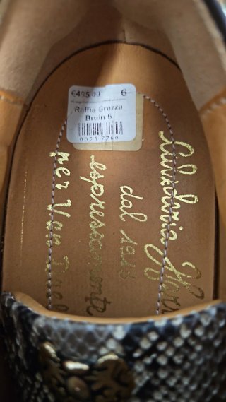Zapatillas Harris Firenze Piel Serpiente