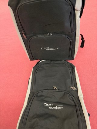 Lote 2 zaini, ruote e trolley Viaggi El Cort