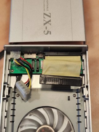 Carcasa Externa sluminio Disco Duro 3.5 ZX-5