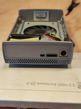Carcasa Externa sluminio Disco Duro 3.5 ZX-5