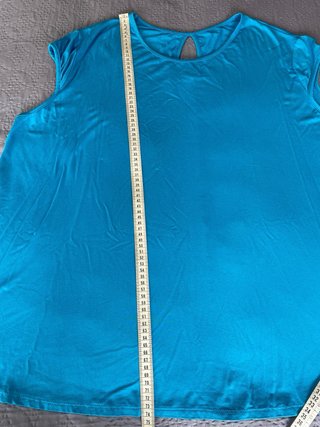 Camiseta sin mangas azul