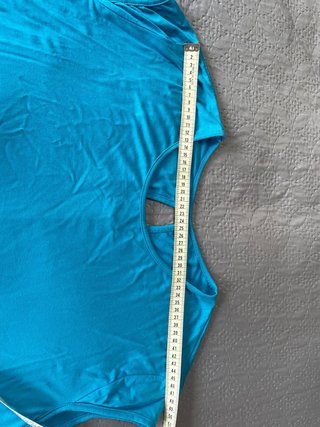 Camiseta sin mangas azul