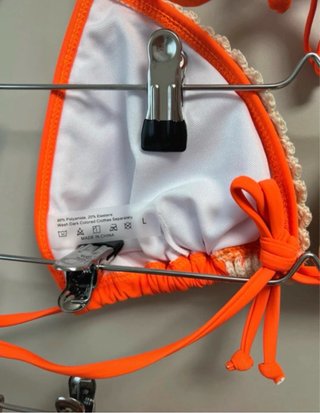 Bikini uncinetto arancione taglia L