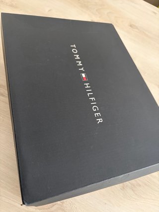 Sandalias cuña Tommy Hilfiger azul y beige