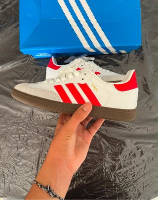 Adidas samba rayas rojas