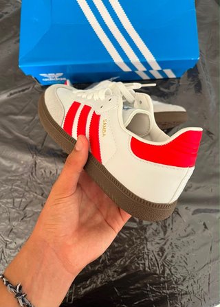 Adidas samba rayas rojas