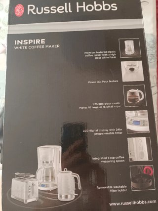 Cafetera Russell Hobbs Inspire 1.25L