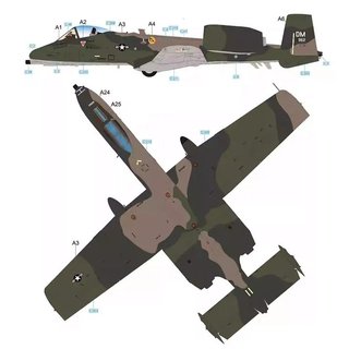 A-10C Demo DAVIS-MONTHAN Air Force Base 2021 1/72