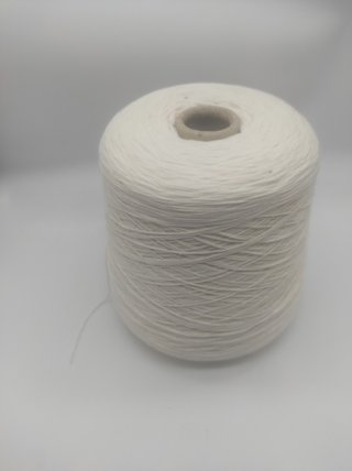 Bobina Filato Misto Cotone Bianco