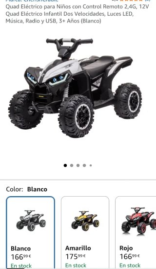 Quad eléctrico infantil