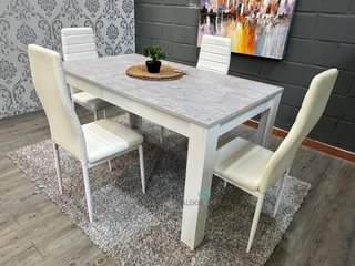 OFERTA NUEVA MESA EXTENSIBLE Y 4 SILLAS
