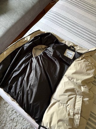 Campera sin manga beige