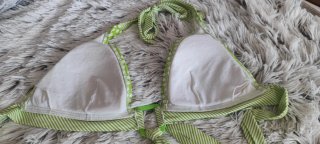 Bikini dos piezas verde con lunares blancos T36/38