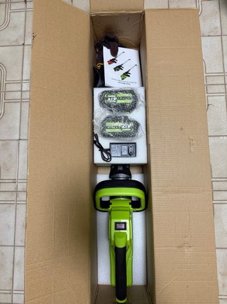 Tagliasiepi elettrico a batteria - doppia batteria