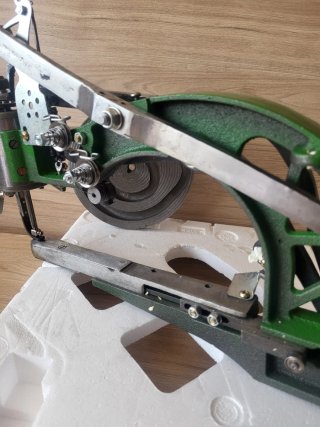 Máquina de coser industrial para zapatos