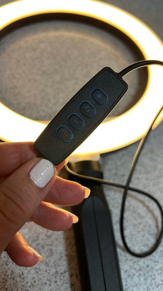Aro de Luz LED 20cm con Trípode