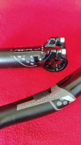 Manillar y Potencia Rockrider COMP Doble Altura