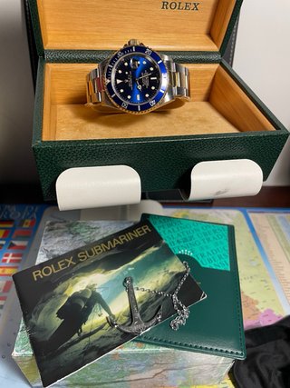 Reloj Rolex Submariner Acero y Oro Azul