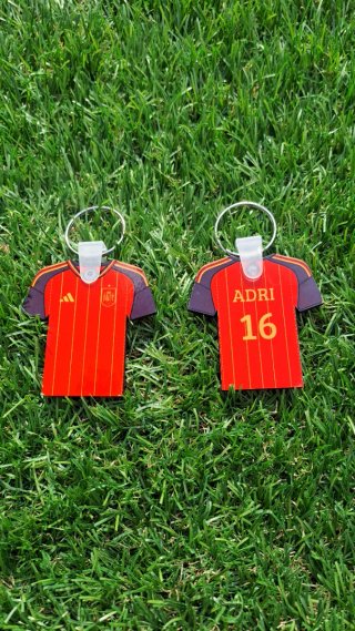 Llavero camiseta fútbol