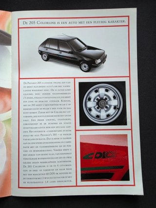 Catálogo Peugeot 205 Color Line