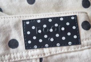Pantalón vaquero mujer lunares NOON