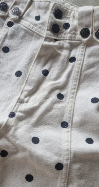Pantalón vaquero mujer lunares NOON