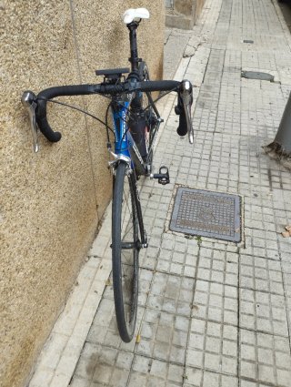 Bicicleta de carretera Scott azul