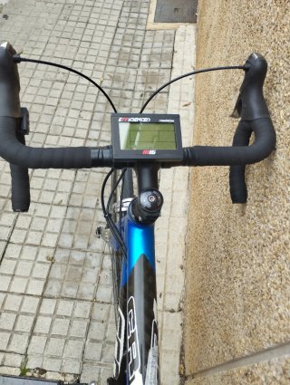 Bicicleta de carretera Scott azul