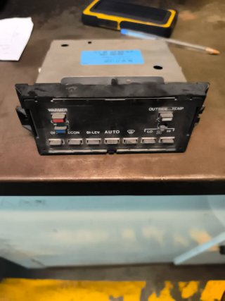 Cuadro de instrumentos, unidad clima, pilotos