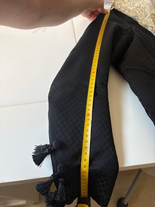 Jubón de fallera negro