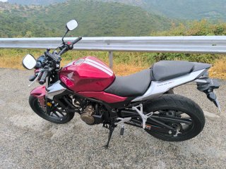 Honda CB 500F Roja y Plata