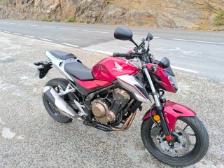 Honda CB 500F Roja y Plata