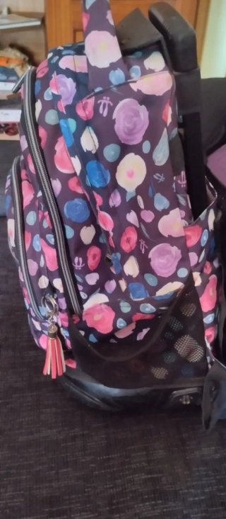 Mochila Totto escolar floral