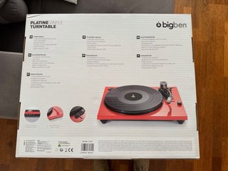 Tocadiscos Bigben Rojo