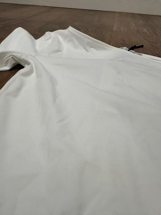 Top blanco manga larga
