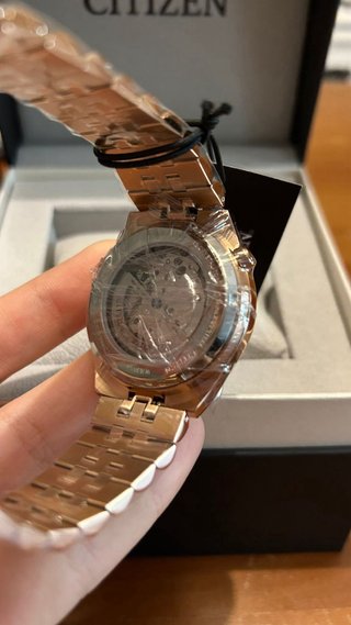 Citizen Tsuyosa Oro Rosa Azul 40mm Automático