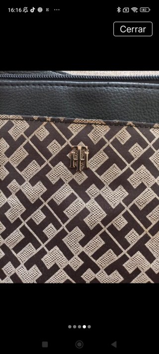 Bandolera Mujer Tommy Hilfiger Beige