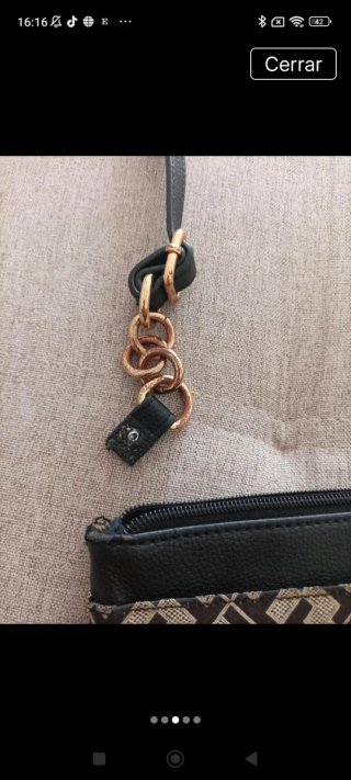 Bandolera Mujer Tommy Hilfiger Beige